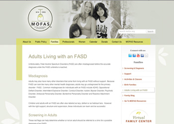 Visit MOFAS for great connections for persons interested in fetal alcohol